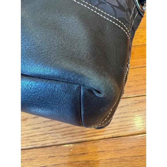 COACH SIGNATURE bROWN SHOULDER BAG TOTE PURSE 2156 (100 - Picture 11 of 12